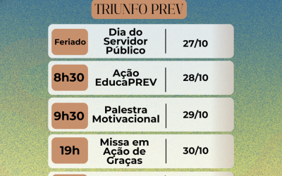 TRIUNFO PREV LANÇA PROGRAMAÇÃO EM COMEMORAÇÃO AO SEU ANIVERSÁRIO DE 24 ANOS. CONFIRA E PARTICIPE!